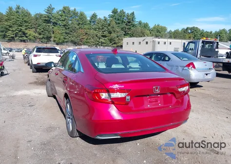 2021 Honda Accord Lx из США, поврежденный, VIN 1HGCV1F13MA124947